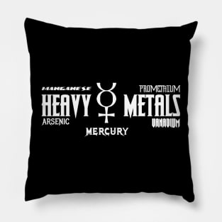 Heavy Metals Science Shirt Pillow