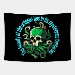 Octopus skull Tapestry