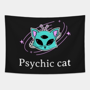 Psychic cat Tapestry