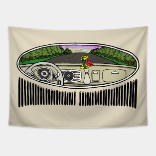 Oval Window Cruise Tapestry