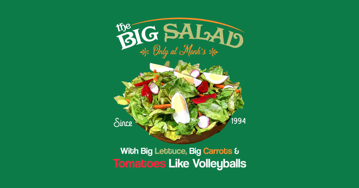 The Big Salad Seinfeld Posters and Art Prints TeePublic