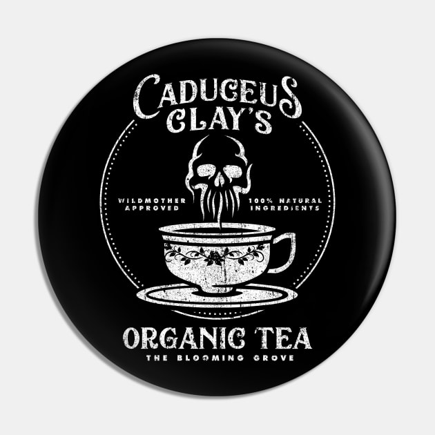 Clay's Organic Tea Pin by huckblade