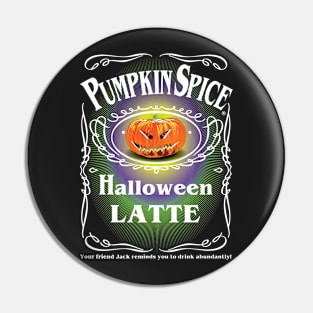 PUMPKIN SPICE HALLOWEEN LATTE Pin