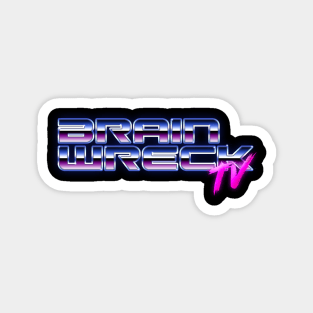 80s Retrowave Brain Wreck TV Magnet