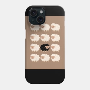 Black Sheep Among White Sheep: Dare to be Different Phone Case