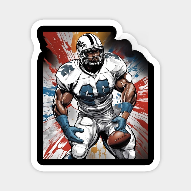American Football Touchdown Magnet by animegirlnft