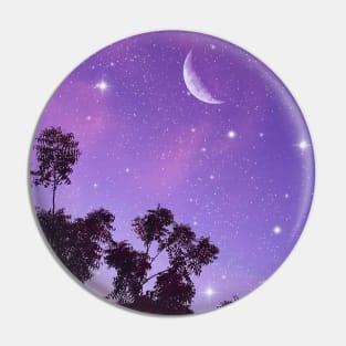 Starry Evening Sky Pin