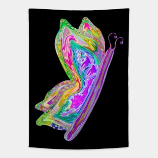 Psychedelic Colorful Butterfly Tapestry