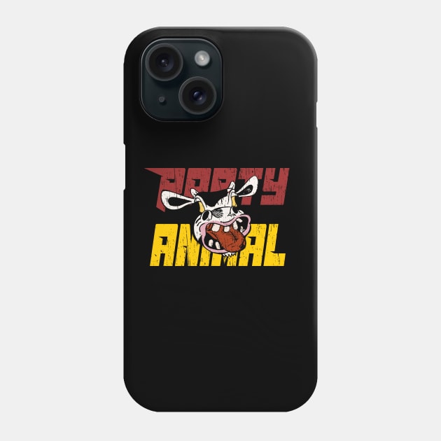 Party Animals funny cow Phone Case by SpaceWiz95