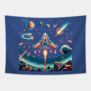 Space ship Tapestry