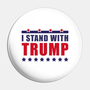 I stand with Trump Pin