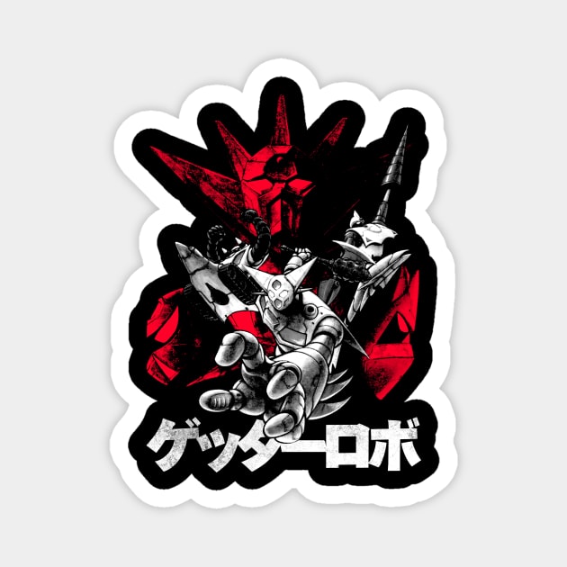 Getta Robo (dark) Magnet by geekingink