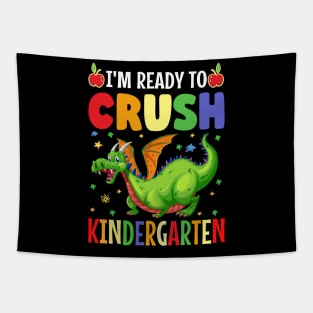 I'm ready to crush kindergarten funny back to School Tapestry