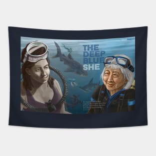 Dr. Eugenie Clark: The Deep Blue She Tapestry