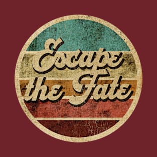 Tanatoraja, circle retro faded Escape the Fate T-Shirt