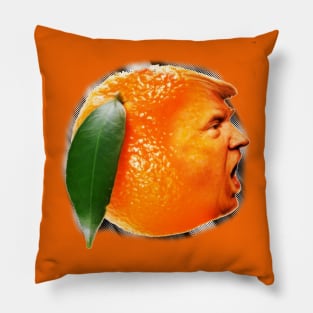 Here comes the orange people. Pillow