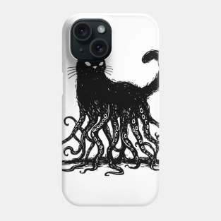 Cathulhu: The feline that lurks in the shadows. Phone Case