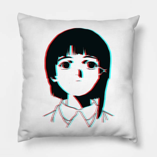 Lain 3D Pillow by RAdesigns