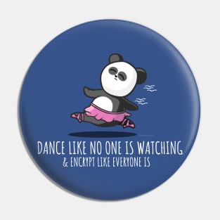 Dance and Encrypt Cybersecurity Pin