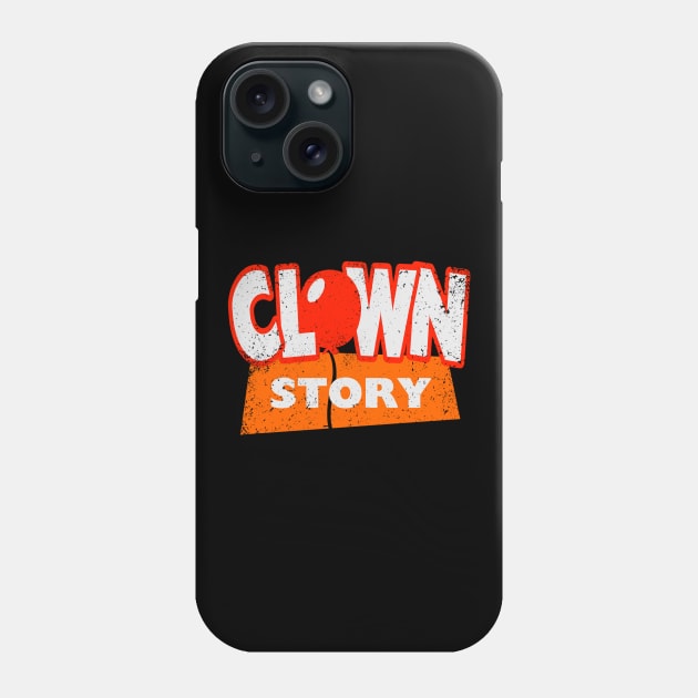 Clown Story Phone Case by Apgar Arts