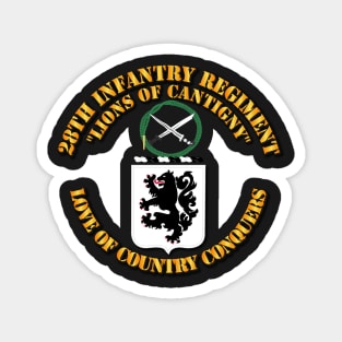 COA - 28th Infantry Regiment Magnet