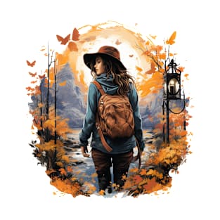 wanderer in autumn T-Shirt