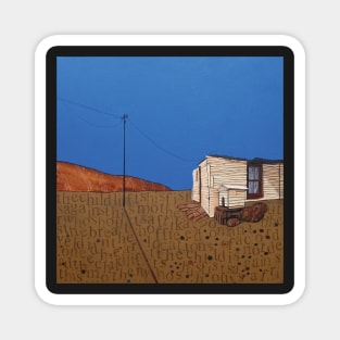 Landscape with Shack Magnet