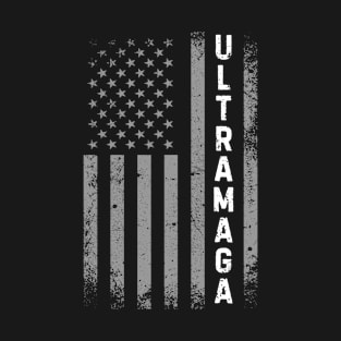 Ultra MAGA American Flag Patriotic Republican Pro Trump T-Shirt