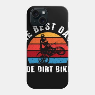 The Best Dads Ride Dirt Bikes  Retro Vintage Phone Case