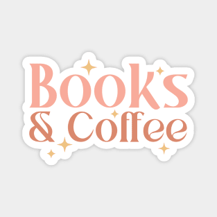 "Books & Coffee" Nerdy Gifts Magnet