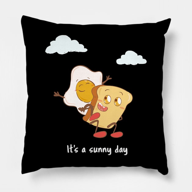 it's a sunny day Pillow by TheAwesomeShop