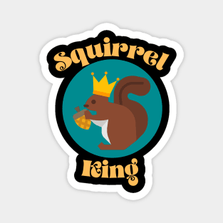 Squirrel King Magnet