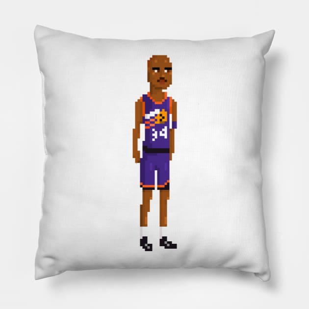 Charles Barkley Pillow by PixelFaces