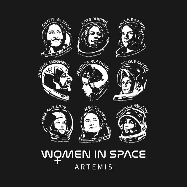 Women in Space: Artemis Team by photon_illustration