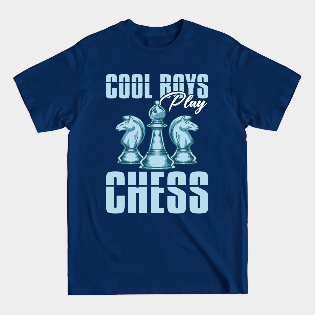 Discover Chessman Funny Chess Master Boys Board Game Chess - Chess King - T-Shirt