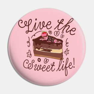 live the sweet life cake decorator baker design Pin