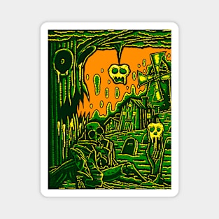 Haunted Village Magnet