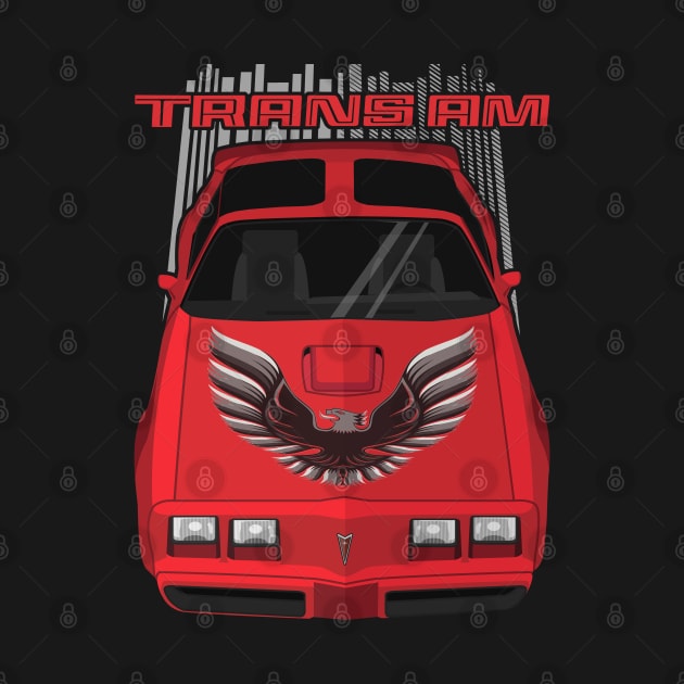 Custom Firebird Trans Am T-top Red by V8social