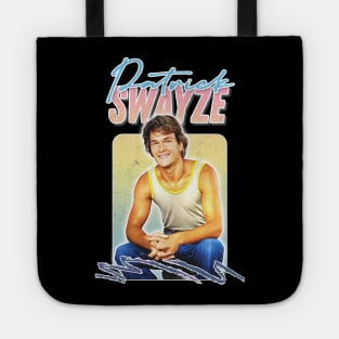 Patrick Swayze ∆ 90s Styled Retro Graphic Design Tote