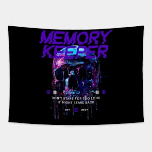 Memory Keeper Skull Tapestry