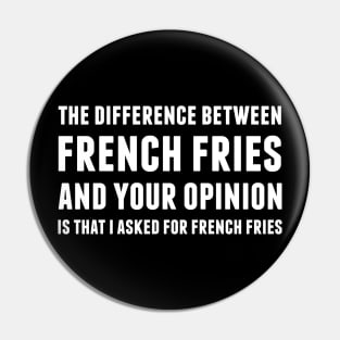 French Fries Pin