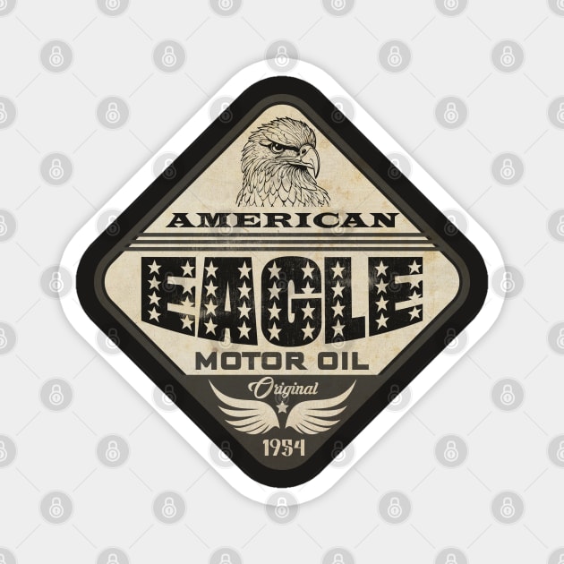 American Eagle Vintage Magnet by CTShirts