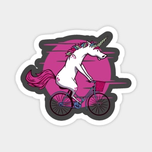 Unicorn Bicycle Magnet