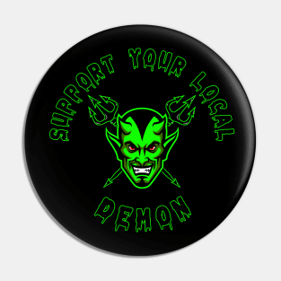 SUPPORT YOUR LOCAL DEMON 1 (G) Pin