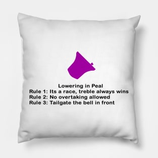 Lowering in Peal Pillow