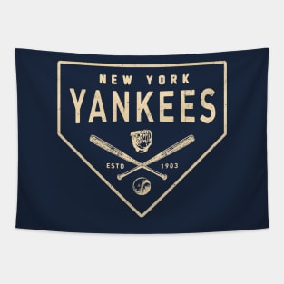 Yankees Home Base by  Buck Tee Tapestry