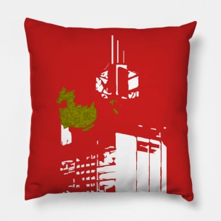 Ghostbusters International Skyrise Logo Pillow