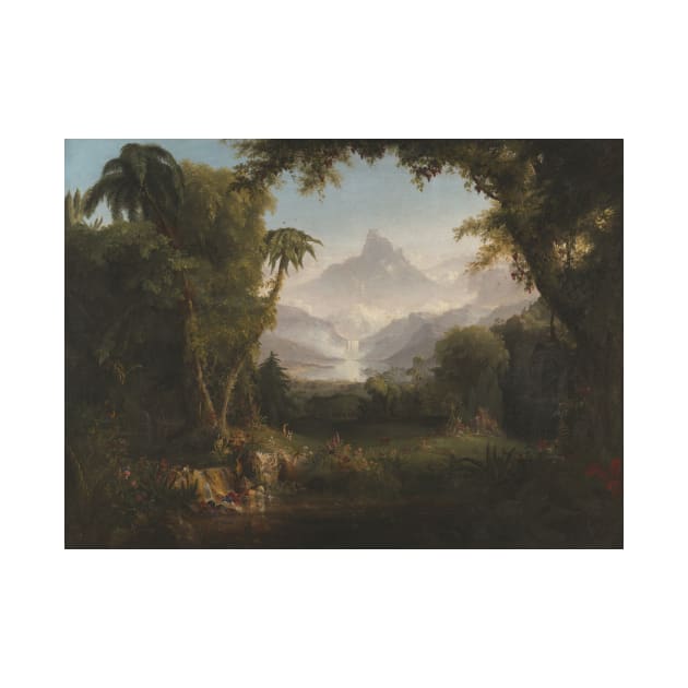 The Garden of Eden by Thomas Cole by Classic Art Stall