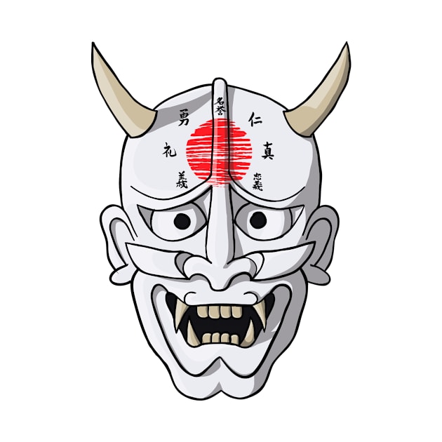 Bushido Hannya mask by Adamko