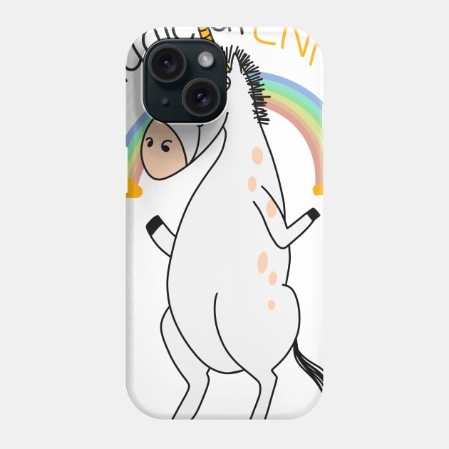 Magical ENFP unicorn Phone Case by Kutaitum